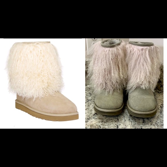 UGG Shoes - UGG Mongolian Sheepskin Cuff Boots